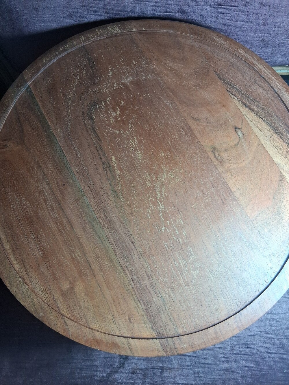 Clear Glass Dome Cake Stand with Natural Wood Base - Picture 5 of 10